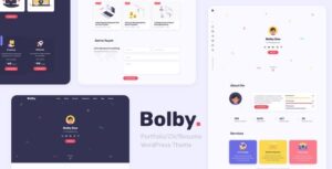 Bolby – Portfolio CV Resume WordPress Theme